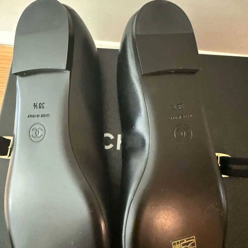 CHANEL Black Mary Jane Loafers - Picture 2 of 10